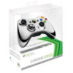 Accesorio Xbox 360 - Mando Inalambrico Serie Chrome Plateado